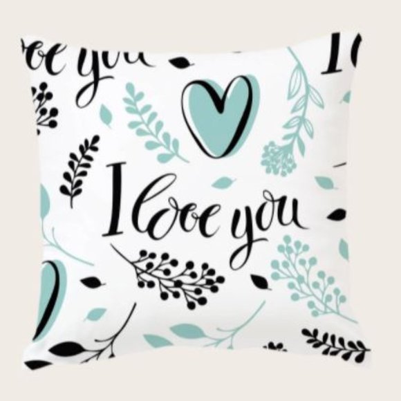 I love you throw pillow - Picture 1 of 4